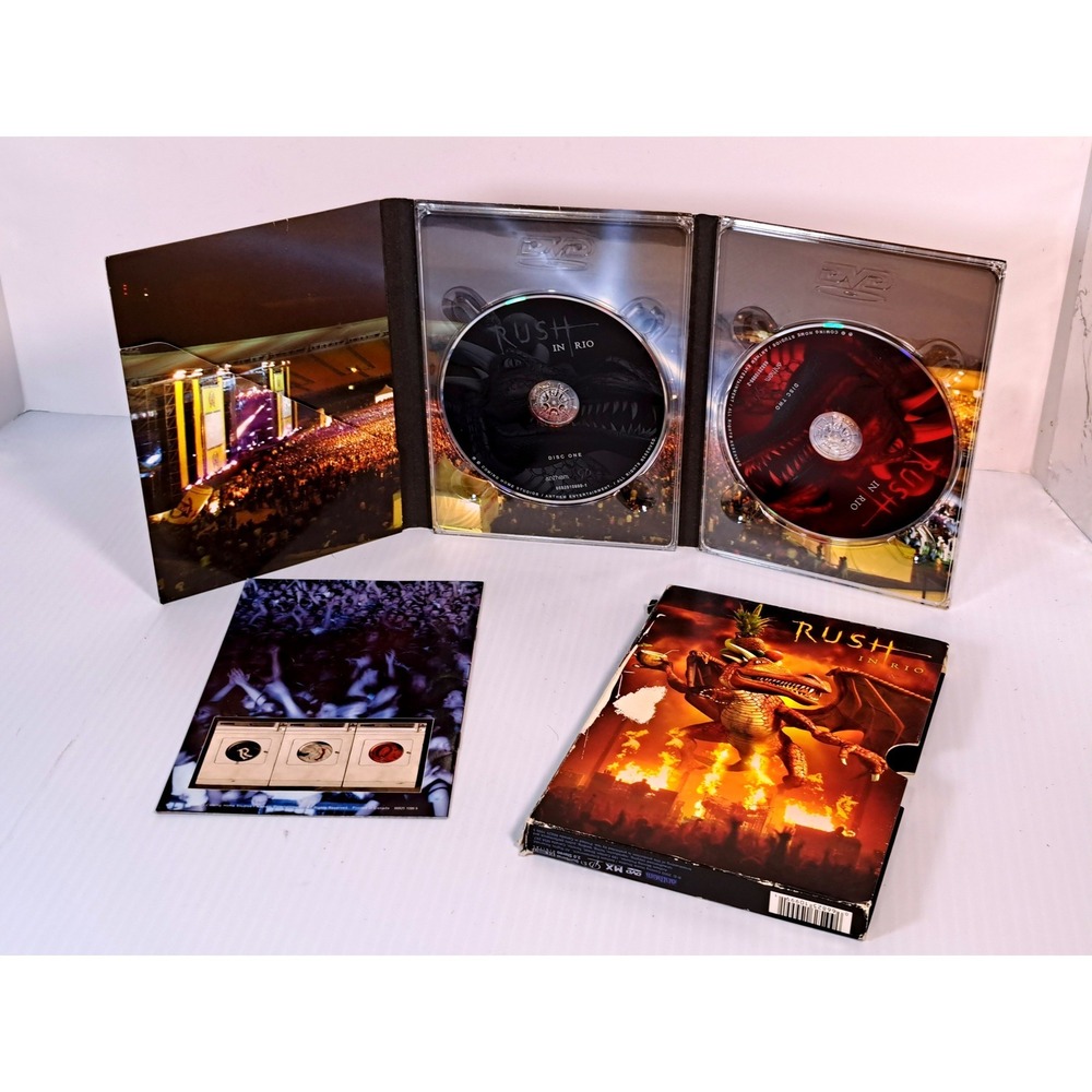 Rush In Rio & R30 30th Anniversary World Tour DVD Set Live Progressive Rock